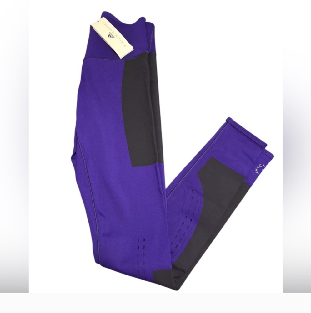 Adidas by Stella McCartney Purple And Black Leggings Size Small